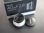 Voigtlander 40mm f2.8 Heliar M mount (Leica/VM), Ophalen of Verzenden, Zo goed als nieuw, Groothoeklens