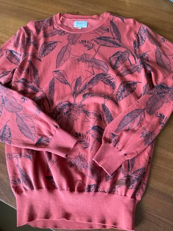 Pépé Jeans Katoenen Trui met Bladmotief - Maat L beschikbaar voor biedingen