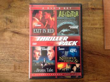 4 DVD Box ( Exit in Red/Aligator/Bronx Tale/Needful Things ) beschikbaar voor biedingen