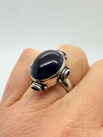 A701 Prachtige zilveren ring paarse steen maat 17, Ophalen of Verzenden, X, Dame, Zilver