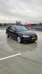 Audi A3 1.5 Tfsi 150pk  S Tronic 2017 NL Auto, Auto's, 1498 cc, Zwart, Leder en Stof, Zwart