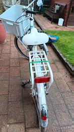 Damesfiets met krat voorop, Fietsen en Brommers, Fietsen | Dames | Damesfietsen, Gebruikt, Versnellingen, 56 cm of meer, Ophalen