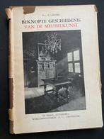 Beknopte geschiedenis van de Meubelkunst (1947), Ophalen of Verzenden