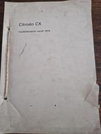 Vraagbaak Citroën CX 1974-1984, Auto diversen, Handleidingen en Instructieboekjes, Ophalen of Verzenden