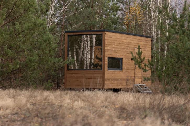 Tiny Houses vanaf € 601,50 p/m, Caravans en Kamperen, Stacaravans, tot en met 4, Ophalen of Verzenden