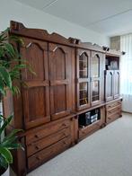 Donker Eikenhouten Wandkast, Ophalen, Gebruikt, Eikenhout, Klassiek