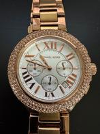 Prachtig rose gouden Michael Kors Horloge 5636 met steentjes, Overige merken, Staal, Staal, Polshorloge
