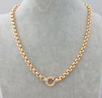 Zware 14 karaat Gouden Jasseron Ketting Jasseronschakel 49cm, Sieraden, Tassen en Uiterlijk, Kettingen, Jw, Verzenden, Nieuw, Info@juwelenwereld.nl