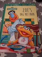 groot boek sesamstraat - zoe's dag met papa, Ophalen of Verzenden, Gelezen