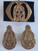 Setje emblemen Technische Dienst, Ophalen of Verzenden, Landmacht, Nederland, Embleem of Badge