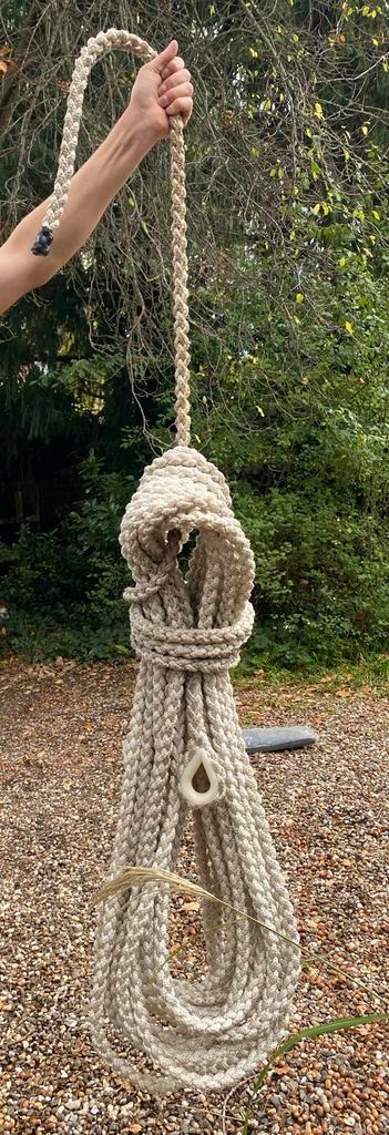 Dubbelgevlochten bootlijn / touw, Watersport en Boten, Accessoires en Onderhoud, Gebruikt, Lijn of Blok, Ophalen of Verzenden