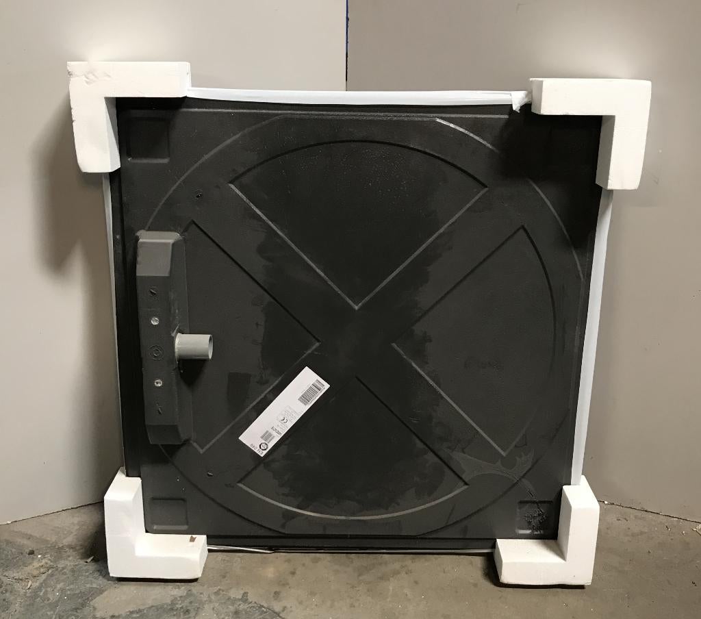 Douchebak, Villeroy & Boch, 100x100x10 cm, antraciet grijs, Ophalen, Nieuw, Douche