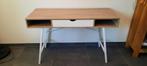 JYSK ABBETVED Bureau - Eikenfolie ZGAN, Huis en Inrichting, Bureaus, Ophalen, Zo goed als nieuw, Bureau