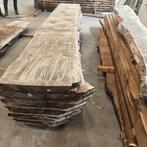 Diverse Essen boomstam planken. 3100x700/650 mm, Doe-het-zelf en Verbouw, Hout en Planken, Ophalen, Minder dan 25 mm, Zo goed als nieuw