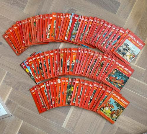 Uitgebreide verzameling Suske en Wiske stripboeken, Boeken, Stripboeken, Gelezen, Meerdere stripboeken, Ophalen
