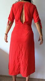 TOPSHOP retro stijl jurk met split maat 36, Ophalen of Verzenden, Onder de knie, Zo goed als nieuw, Maat 36 (S)