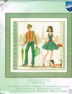 Cado aanbieding vervaco borduurpakket, vintage in paris, Ophalen of Verzenden, Nieuw, Handborduren, Borduurpakket