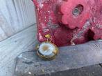 Bijzonder mooie zwaar vergulde antieke Shiva Eye hanger., Ophalen of Verzenden, Goud, Hanger, Met edelsteen