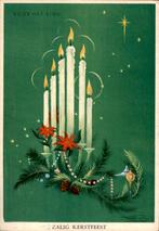 VHK, kerststuk met zes kaarsen, Frans van Lamsweerde, Verzenden, 1960 tot 1980, Gelopen, Feest(dag)