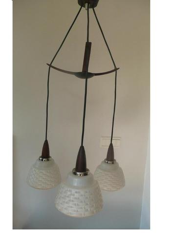 Vintage jaren 50/60 Scandinavische hanglamp. beschikbaar voor biedingen