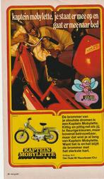 retro reclame 1972 Kaptein Mobylette brommer Nieuwleusen, Verzamelen, Verzenden, Overige typen