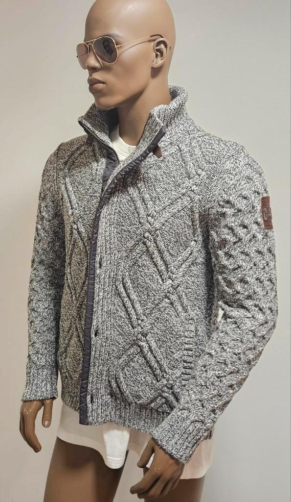 PME Legend warm gevoerd en gebreid deels wollen vest (M) zgn, Kleding | Heren, Truien en Vesten, Zo goed als nieuw, Maat 48/50 (M)