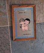 Vintage Spiegel Love is...togetherness, Ophalen of Verzenden