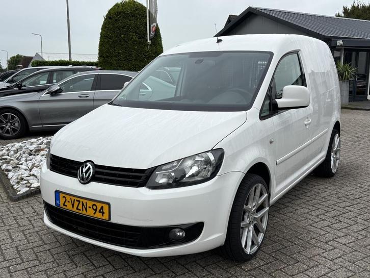 Volkswagen Caddy 1.6 TDI Wit 2012 Trekhaak MARGE, Auto's, Bestelauto's, Bedrijf, ABS, Airbags, Boordcomputer, Centrale vergrendeling