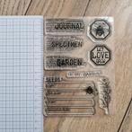 EcD Elizabeth craft designs stempel garden seeds, Ophalen of Verzenden, Zo goed als nieuw, Clearstamp