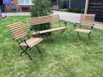 SCHITTEREND OUD TUINSET, Tuin en Terras, Tuinset, Hardhout, Zo goed als nieuw, Ophalen