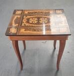 Muziekdoos bijouterie tafeltje hout, Ophalen of Verzenden