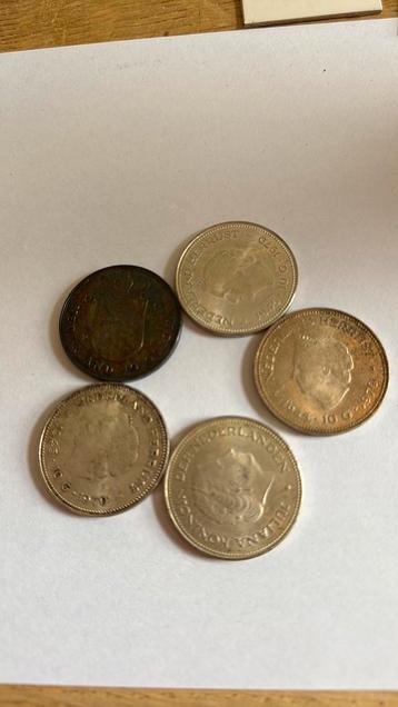 5 zilveren tientjes 25 gram beschikbaar voor biedingen