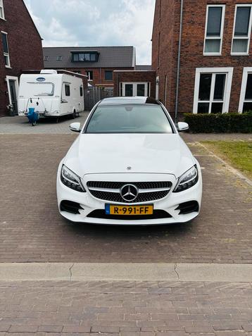 Mercedes-Benz C-Klasse 2019 Wit beschikbaar voor biedingen