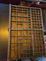 Letterbak vintage 55 x 80 cm, Huis en Inrichting, Kasten | Wandmeubels, Ophalen, Gebruikt, Eikenhout, Minder dan 150 cm