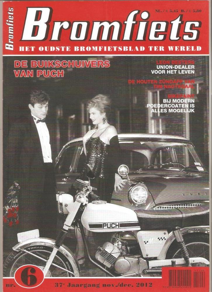 Bromfiets 6-2012 – Puch – Union – Typhoon - Zundapp, Boeken, Tijdschriften en Kranten, Zo goed als nieuw, Sport en Vrije tijd