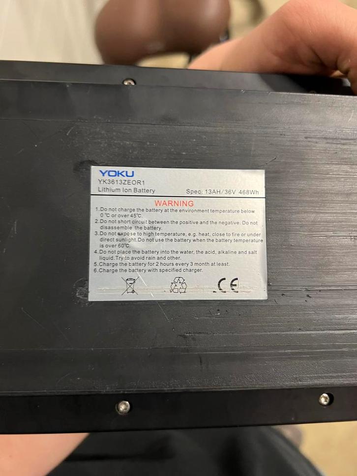 Stella Livorno - Weinig KM!, Fietsen en Brommers, Fietsaccessoires | Fietsaccu's, Zo goed als nieuw, Ophalen