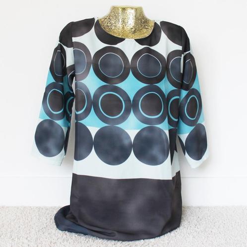 Schitterend Vintage Jurkje - 94 (M) € 20,-, Kleding | Dames, Jurken, Zo goed als nieuw, Maat 38/40 (M), Overige kleuren, Boven de knie