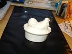Keramische Paaskip, wit, Keramiek, Overige typen, Ophalen of Verzenden, Zo goed als nieuw