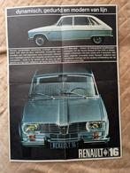 Renault 16 poster, Verzamelen, Ophalen of Verzenden, A1 t/m A3, Rechthoekig Staand