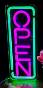 LED lamp neon stijl Open (36.5x14cm), Verzamelen, Merken en Reclamevoorwerpen, Ophalen of Verzenden, Nieuw, Lichtbak of (neon) lamp