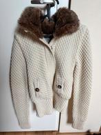 Pimkie vest met bontkraag - Maat S, Kleding | Dames, Truien en Vesten, Ophalen of Verzenden, Zo goed als nieuw, Maat 36 (S), Beige