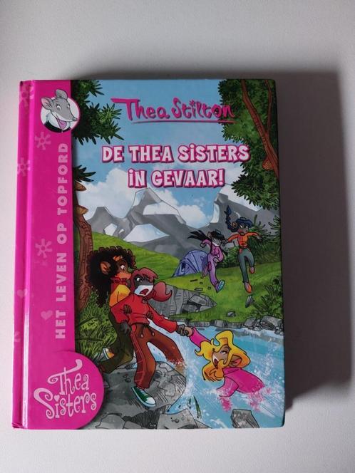Boek De Thea Sisters in gevaar, Thea Stilton, Boeken, Kinderboeken | Jeugd | onder 10 jaar, Gelezen, Fictie algemeen, Ophalen of Verzenden