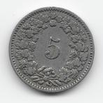 Zwitserland 5 rappen 1911 KM# 26, Postzegels en Munten, Munten | Europa | Niet-Euromunten, Losse munt, Overige landen, Verzenden