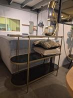 Sidetable smokey BePure, Ophalen, 100 tot 150 cm, Nieuw, Glas