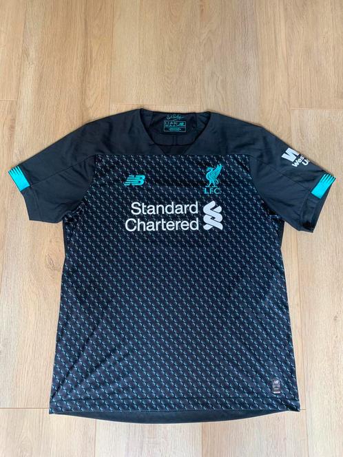 Origineel Liverpool FC Uitshirt 2019/2020 – NB Zw/Turquoise, Sport en Fitness, Voetbal, Zo goed als nieuw, Shirt, Maat XL, Ophalen of Verzenden