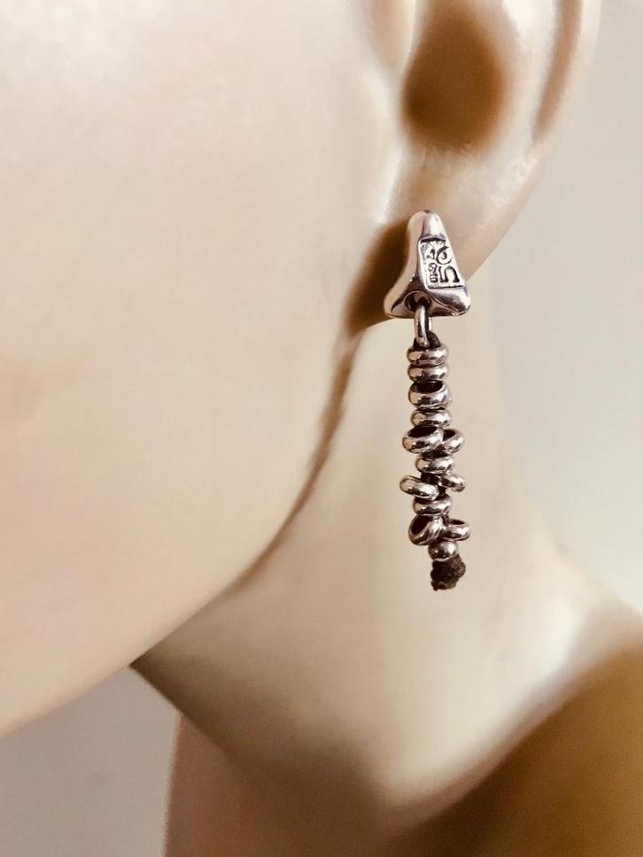 Uno de 50 oorbellen (116), Sieraden, Tassen en Uiterlijk, Oorbellen, Nieuw, Knopjes of Stekers, Overige materialen, Zilver, Ophalen of Verzenden