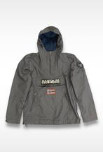 Napapijri Rainforest Anorak Jas | Donkergrijs | Maat S, Ophalen of Verzenden, Zo goed als nieuw, Napapijri, Grijs