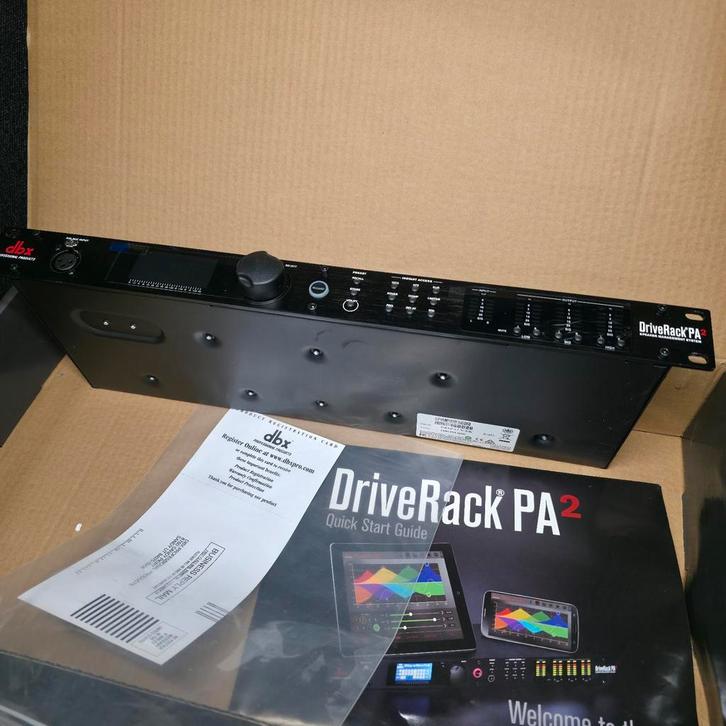 DBX  driverack PA2   processor   in doos, Audio, Tv en Foto, Luidsprekers, Zo goed als nieuw, 120 watt of meer, Overige merken
