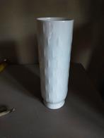 Vintage witte Bavaria Schumann arzberg Germany reliëf vaas, Ophalen