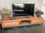 Landelijk industrieel Tv meubel 180 cm, Ophalen, 150 tot 200 cm, Zo goed als nieuw, Minder dan 100 cm